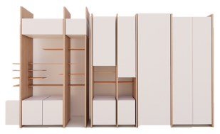Adaptable storage furniture