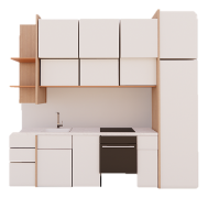 Adaptable desk furniture