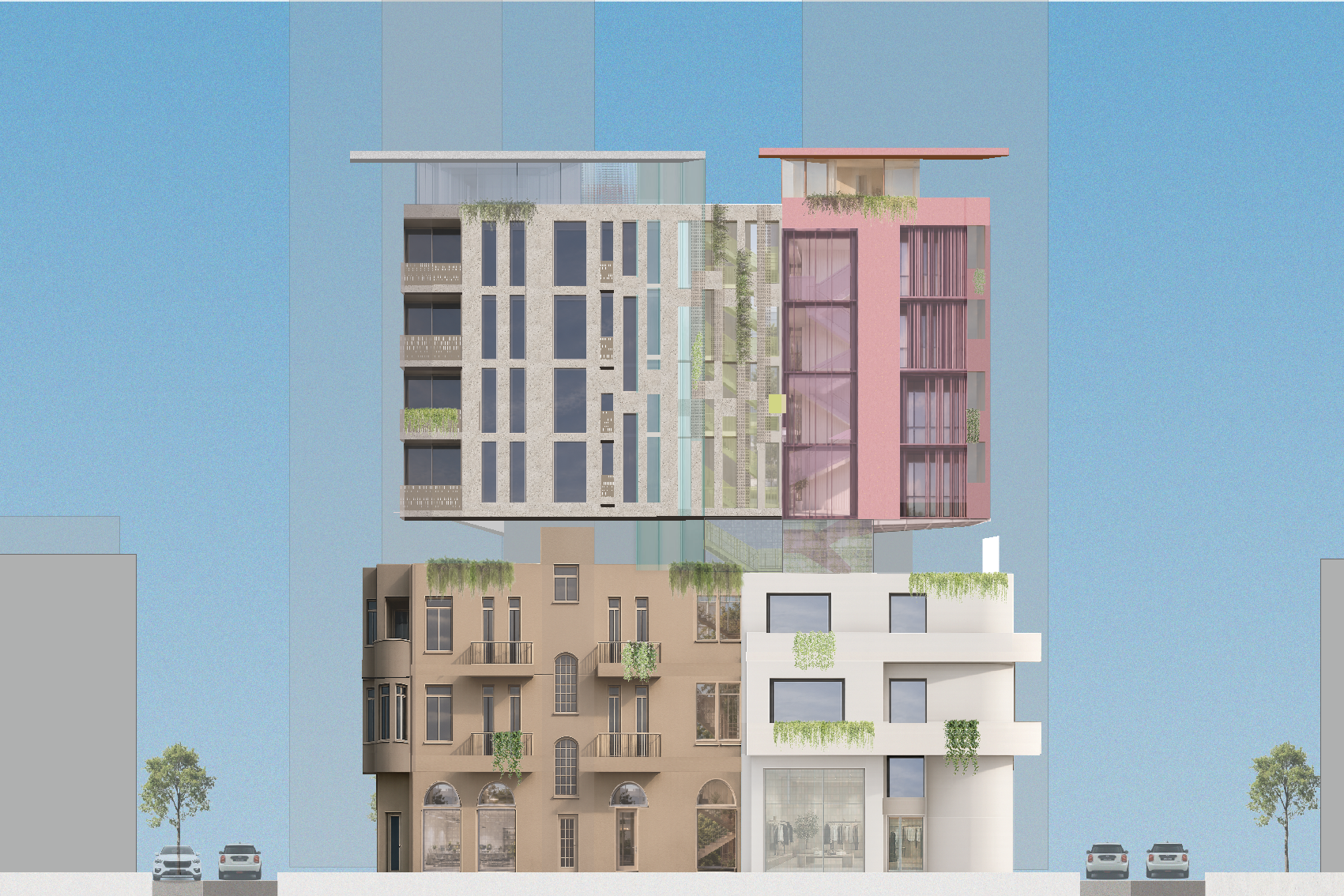 Yaffo Street facade