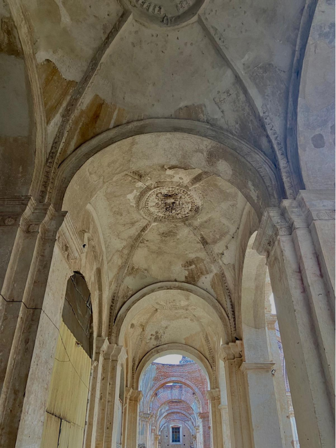 Historic vaulted arcade ceiling