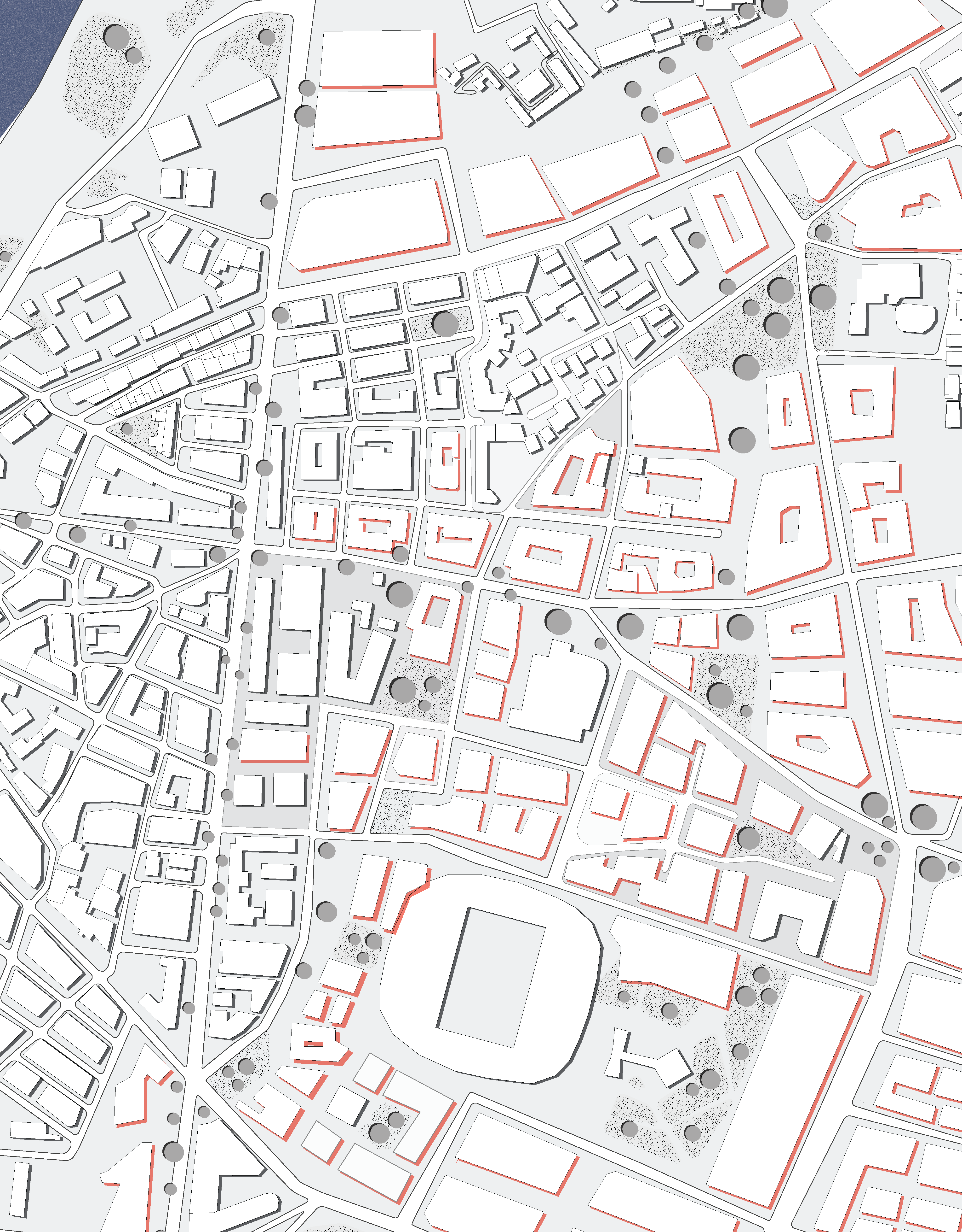 Proposed urban fabric plan